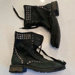 John Varvatos Star USA Studded Leather Boot